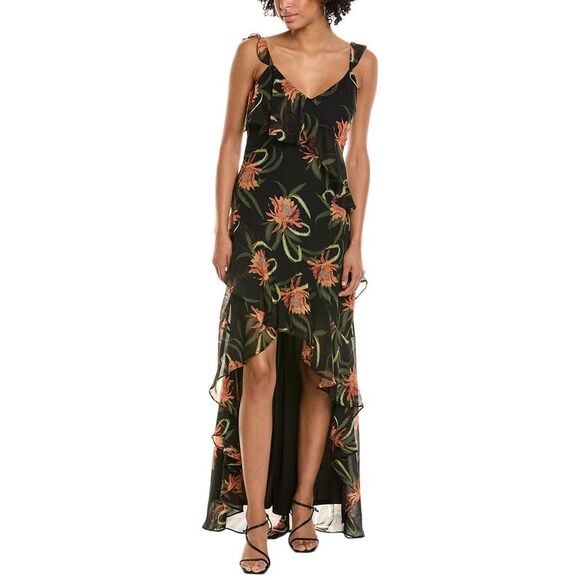 Taylor Womens Maxi Dress, Black - Picture 1 of 3